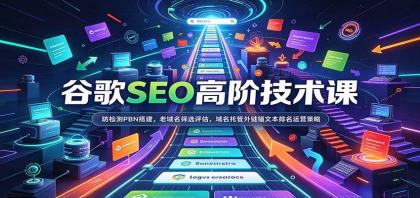 谷歌SEO高阶技术课：防检测PBN搭建，老域名筛选评估，域名托管外链锚文本排名运营策略-颜夕资源网-第23张图片